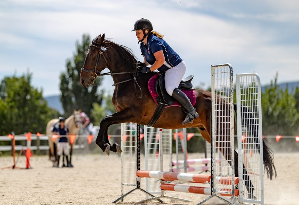 Involves navigating a series of obstacles, testing the horse’s agility and the rider’s skill.